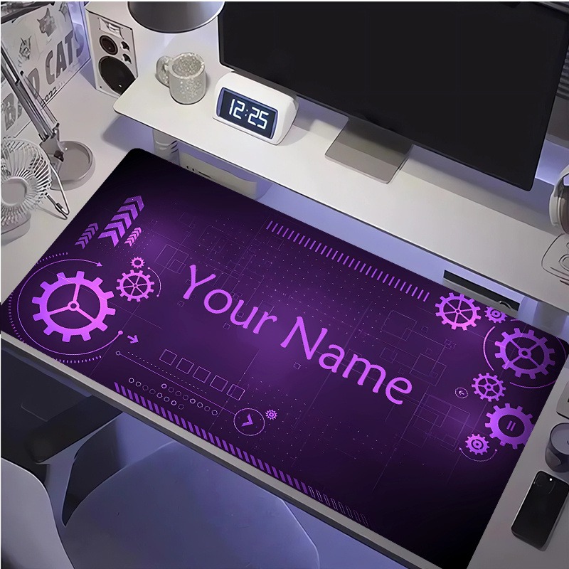 Tech Office Names - Tappetino per mouse personalizzabile in stile