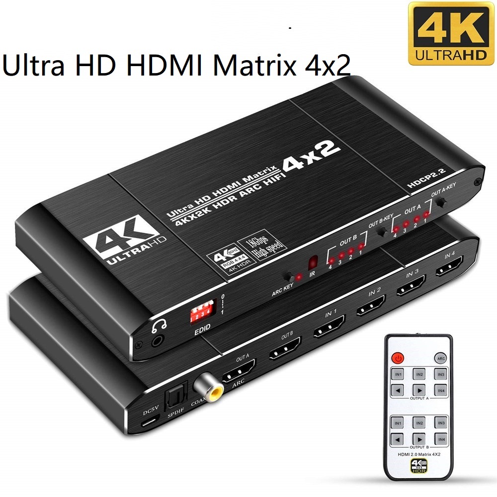 Hdmi Matrix Switch - Splitter Switch a matrice 2.0 compatibile