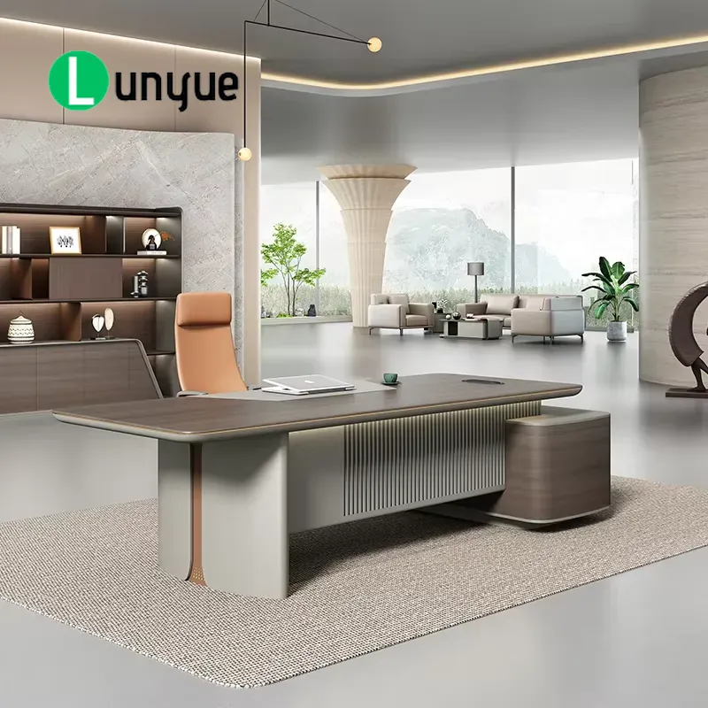 Office Tech Furniture - Scrivania Direzionale Moderna di Lusso a