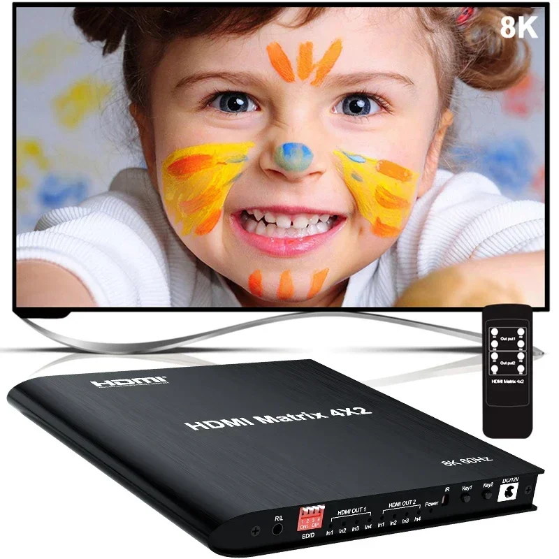 Hdmi Matrix Switch - Switch distributore video a matrice 8K