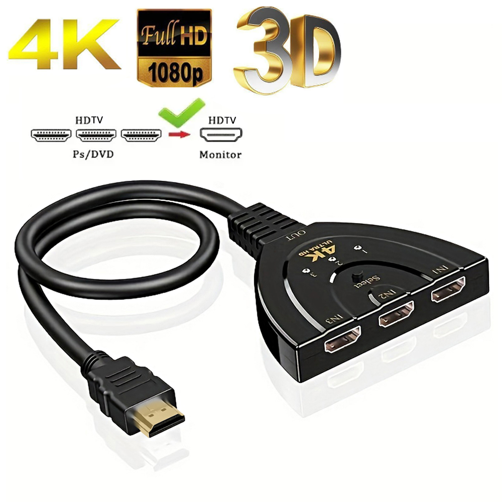 Hdmi Matrix Switch - Switch compatibile HDTV a 3 porte
