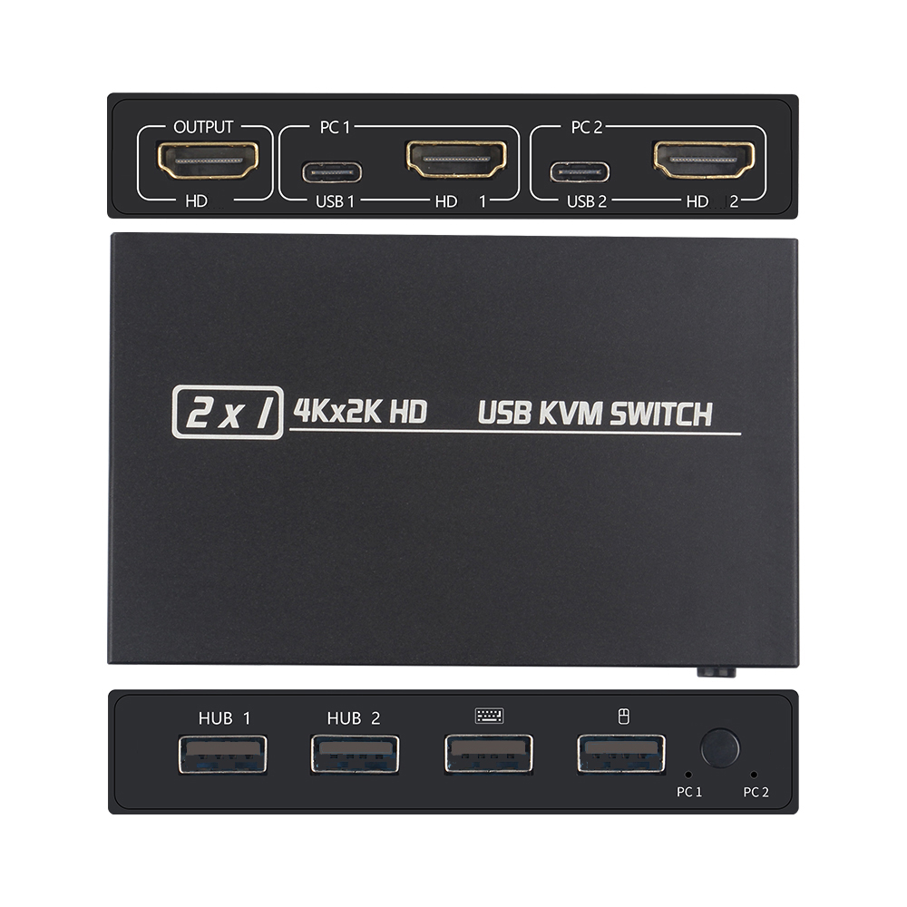 Hdmi Matrix Switch - Switch KVM compatibile HDMI 2 in