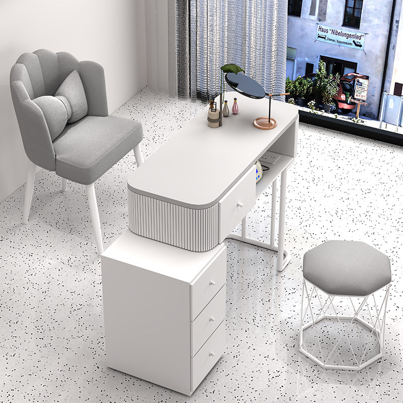 Office Tech Furniture - Tavolo Professionale per Manicure, Postazione per