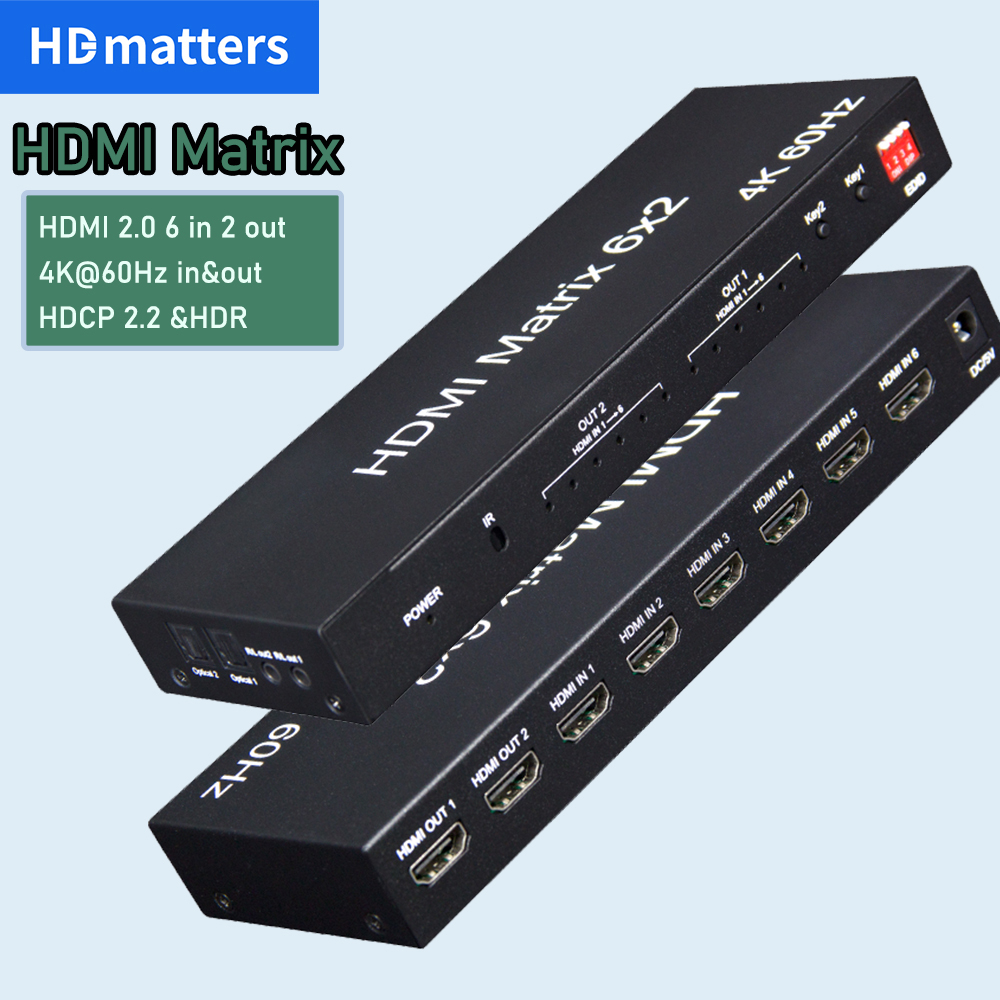Hdmi Matrix Switch - Matrice HDMI 4K 60Hz HDMI 2.0