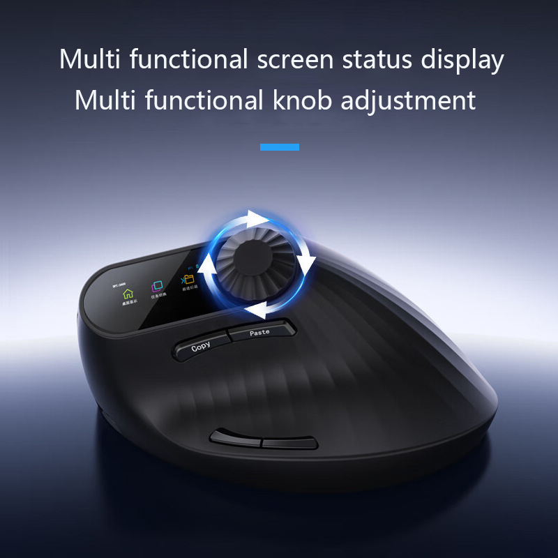 Ergonomic Mouse Vertical - Mouse Ergonomico Multifunzionale Ricaricabile 2.4G Bluetooth