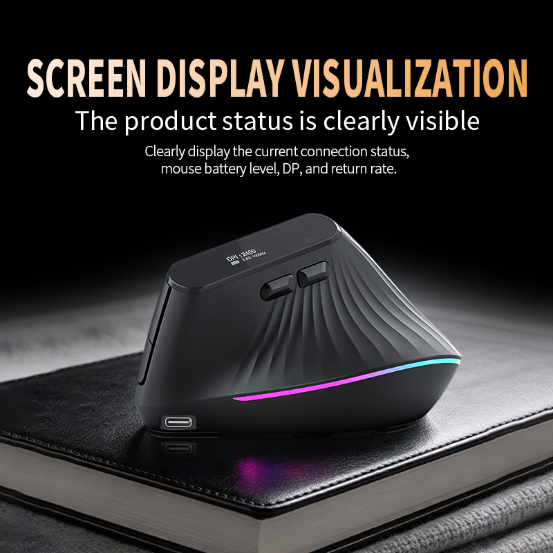 Ergonomic Mouse Vertical - Mouse Verticale Ergonomico Bluetooth e Wireless