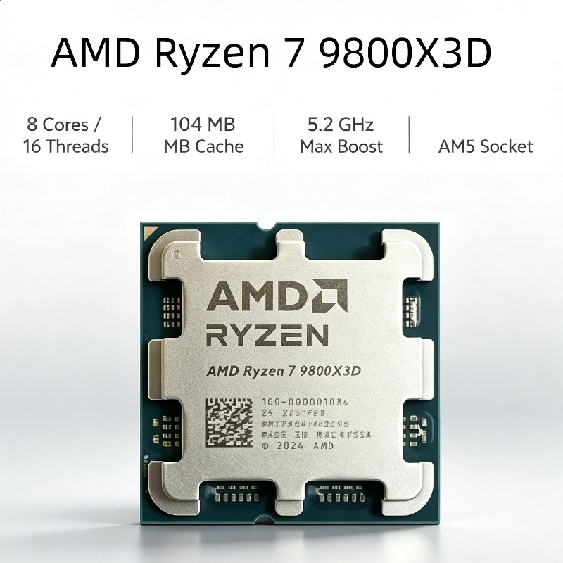Processore AMD Ryzen 7 9800X3D - Amd Cpu Ryzen 7 recensione e prezzo