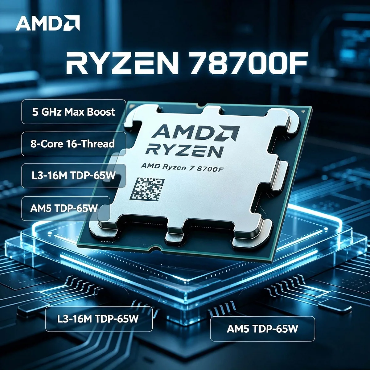 Processore AMD Ryzen 7 8700F 5 - Amd Cpu Ryzen 7 recensione e prezzo