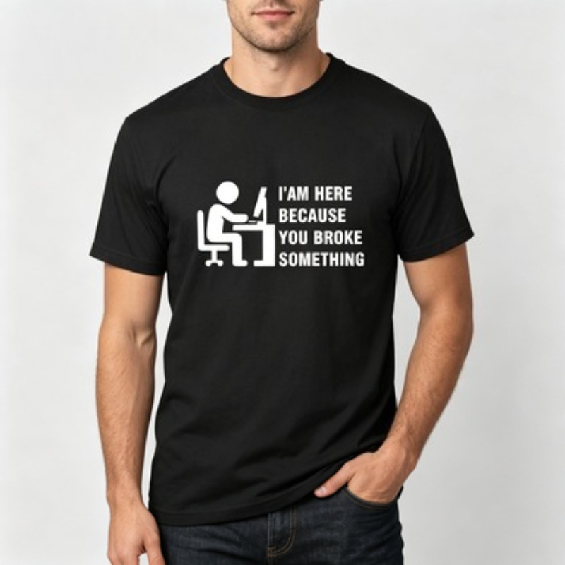 T-shirt da uomo in morbido cot - Tech Office Worker recensione e prezzo