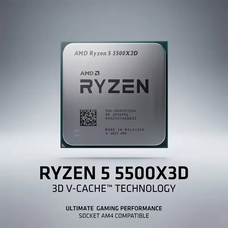 AMD Ryzen 5 5500X3D R5 5500X3D - Amd Cpu Ryzen 5 recensione e prezzo