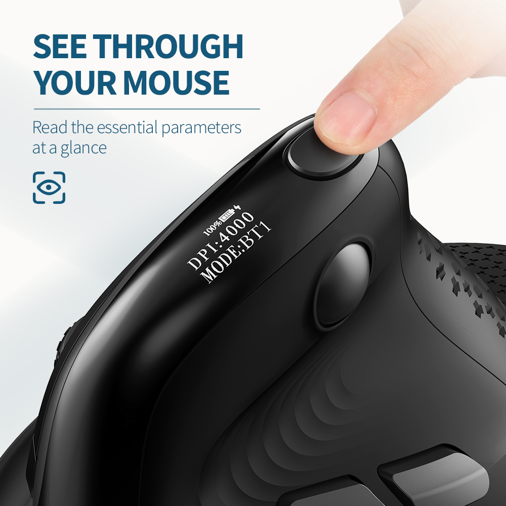 Delux M618XSD Seeker Mouse ver - Ergonomic Mouse Vertical recensione e prezzo