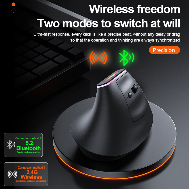 Mouse Verticale Wireless Porta - Ergonomic Mouse Vertical recensione e prezzo