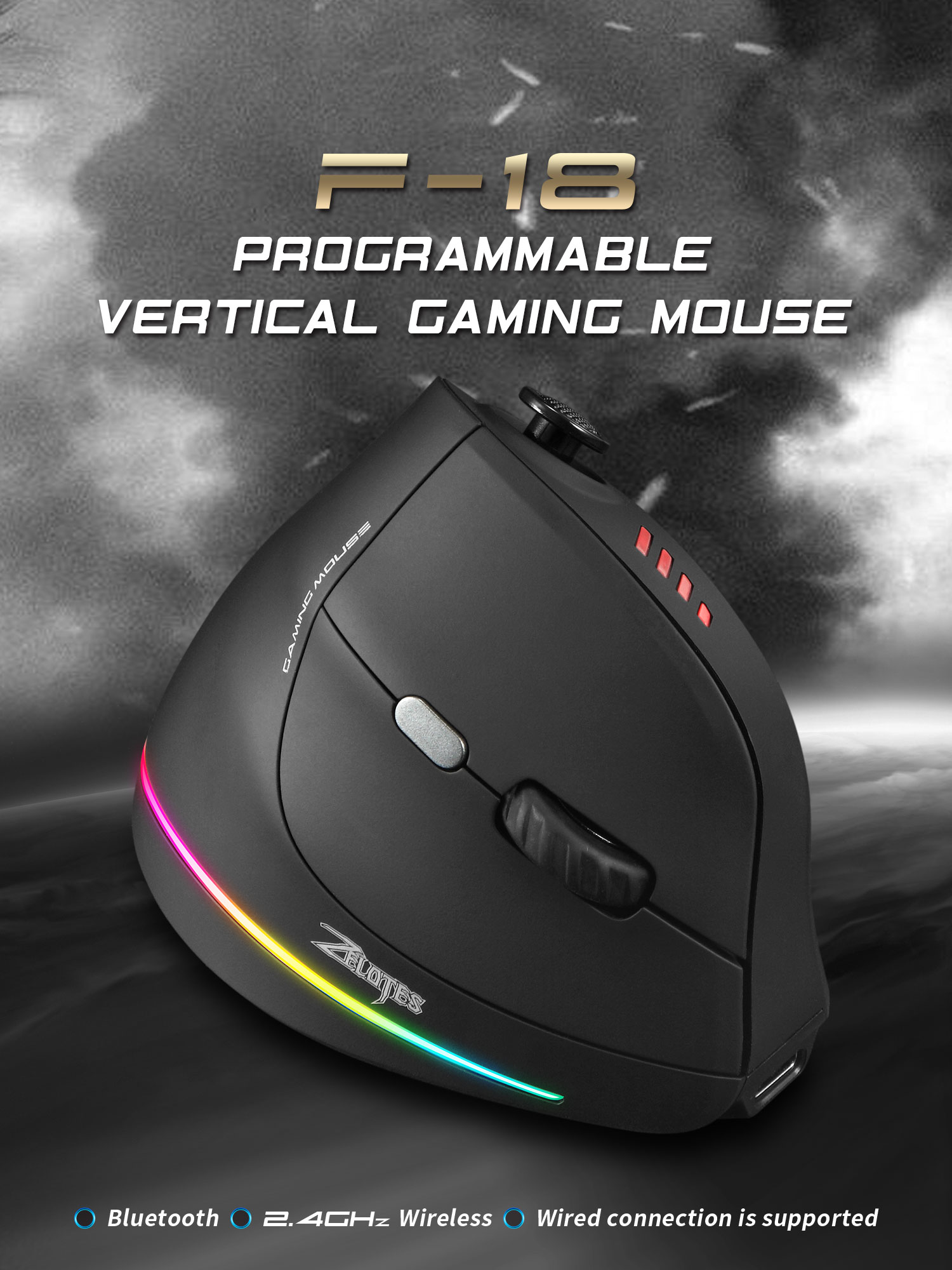 Jomaa Controllo mouse vertical - Ergonomic Mouse Vertical recensione e prezzo